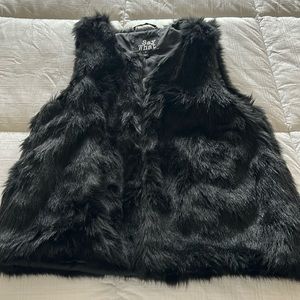 Say What Faux Fur Vest